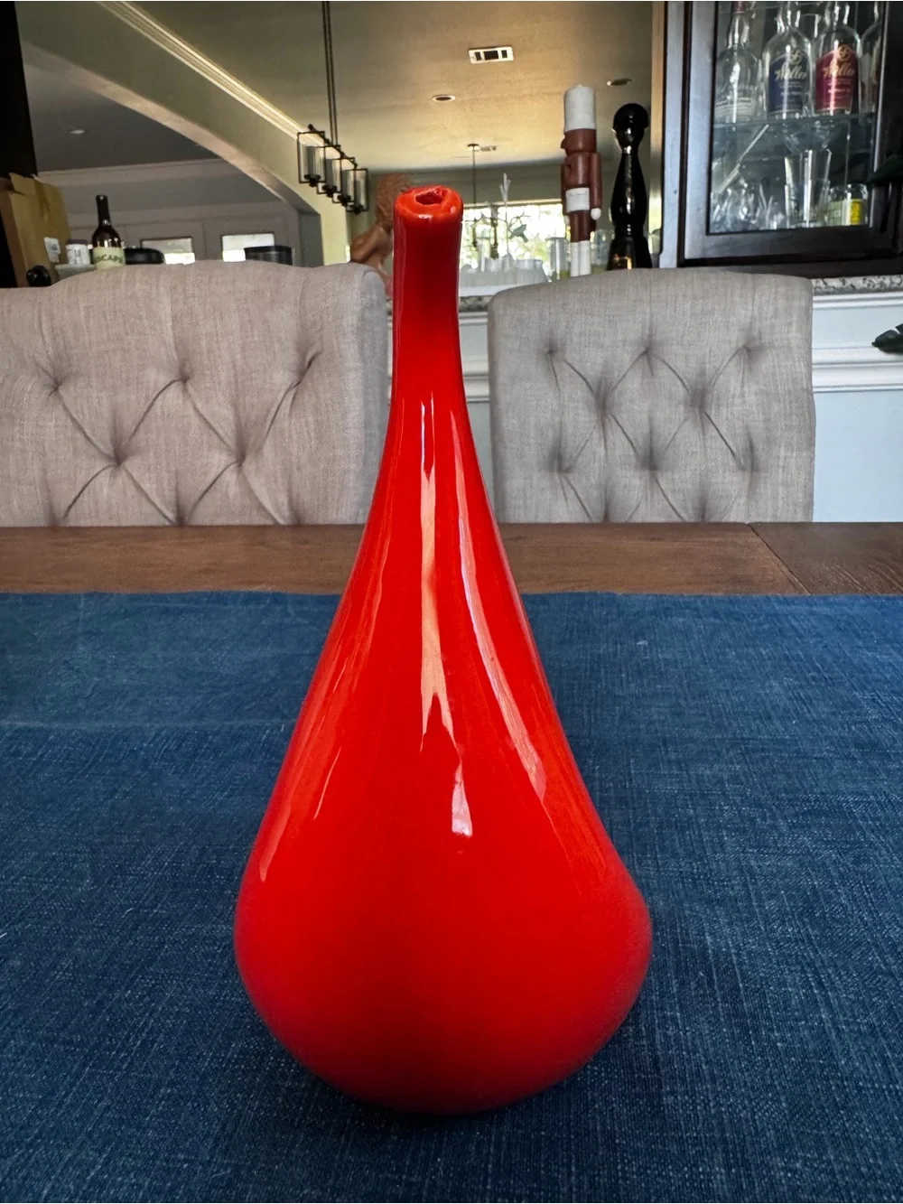 Vintage Sur La Table Orange Oil/Vinegar Dispenser Italy